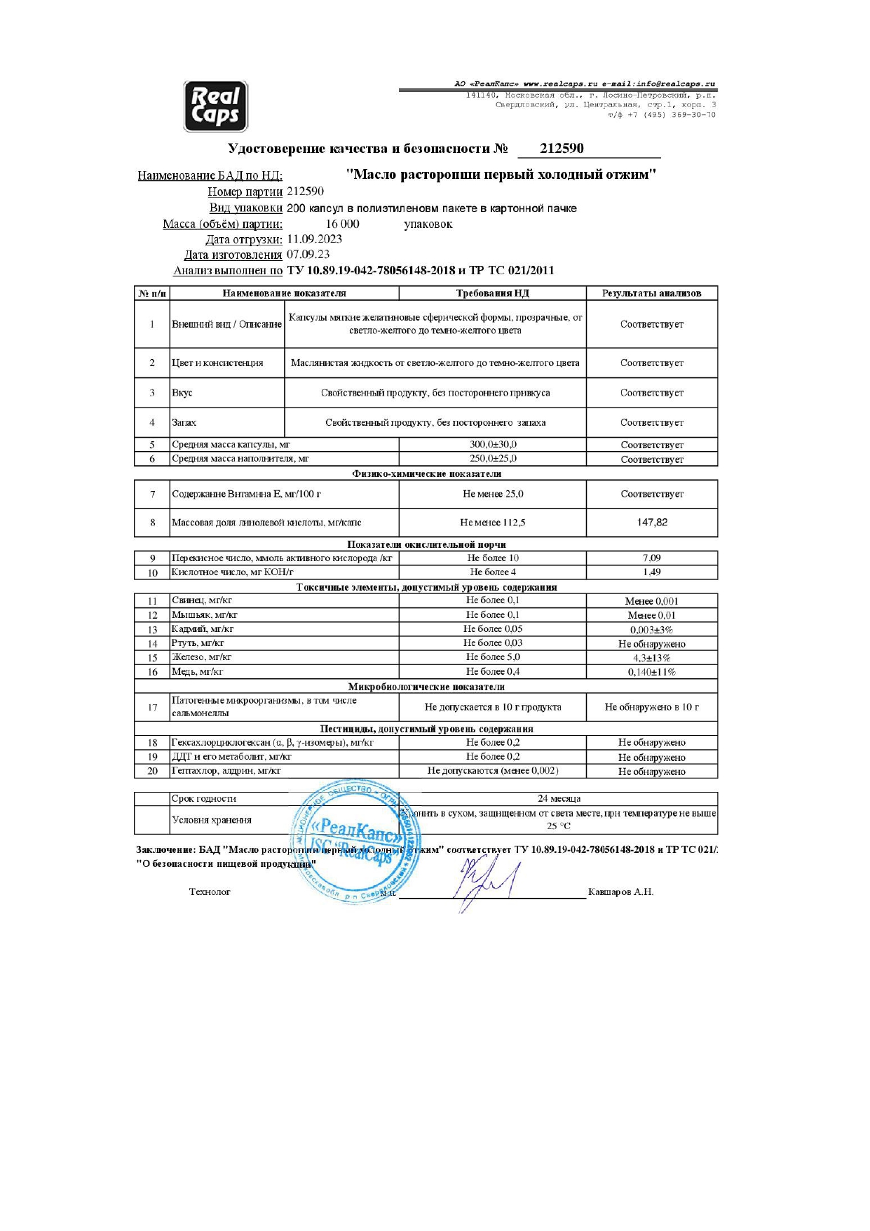Паспорт №092023